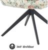 B&D home Polsterstuhl ARVIT (1 St), Federkern, drehbares Metallgestell, mit Armlehnen Bild 4
