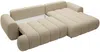Vente-unique - FRIDORA Sofa Stoff Beige - B 168 cm x H 81 cm x L 272 cm Bild 4
