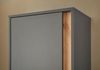 Schuhschrank Center in grau matt und Eiche Wotan 50 x 200 cm Bild 3