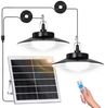LMaxhome LED Solarleuchte Hängelampen Solar Deckenleuchte Outdoor, 5 Modi mit Fernbedienung IP65, Untrennbar - 2 Lampen, LED fest integriert, Warmweiß/Kaltweiß Wahlbar, mit Bewegungsmelder und 5m Kabel, Solarlampe für Garten, Terrasse Bild 5