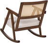 Schaukelsessel RYA Holz Braun Hellbeige Bild 5