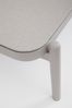 Gartencouchtisch Aicenori aus Aluminium und Glas, modern, sandfarben, rechteckig, 120x75 cm Bild 3