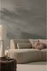 Hocker Olven aus flauschigem Stoff, modern gepolstert, rund, dunkelbraun, 60 x 60 x 36 cm Bild 2