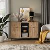 Kommode Eliza Viking Oak 120 x 81.2 cm mit 2 Schubladen und 2 Türen Vicco Bild 3