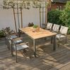Siena Garden Silva Dining Tisch 220x100 cm - Aluminium (matt anthrazit) & FSC-Teak Bild 4