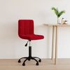 vidaXL Bürostuhl Drehbar Weinrot Samt [334362] Bild 3