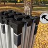Scherenzelt 3x6 m ALU ohne Seitenwände - Aluminiumrahmen, wasserdicht - ohne Wändeänden - Grün Bild 3