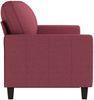 vidaXL 3-Sitzer-Sofa Weinrot 180 cm Stoff 359177 Bild 4