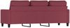 vidaXL 3-Sitzer-Sofa Weinrot 180 cm Stoff 359177 Bild 5
