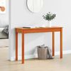 vidaXL Konsolentisch Wachsbraun 110x40x75 cm Massivholz Kiefer 847172 Bild 3