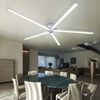LED Deckenlampe, Aluminium, 4 Elemente schwenkbar, L 74 cm Bild 3