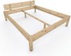 Zirbenbett "Zirben-Liesl" 180 x 210 cm Holzbett Massivholzbett Bett Bild 2