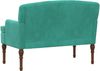 vidaXL Zweisitzer mit Knopfheftung Türkis 111 x 65 x 79 cm Samt 42041853 Bild 5