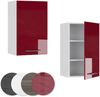 Hängeschrank Fame-Line Bordeaux Hochglanz 45 cm Vicco Bild 5