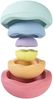 Stapelstein Inside Rainbow Pastel 6er Set - (light violet/light blue/mint/light yellow/light orange/light red) Bild 3