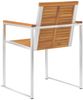 vidaXL Gartenstühle 2 Stk. Massivholz Akazie und Edelstahl 46495 Bild 5