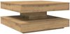 vidaXL Couchtisch 360-Grad Drehbar Artisan-Eiche 70x70x34,5 cm 858487 Bild 2