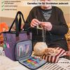 TUWENA Aufbewahrungsbox Häkeltasche für Garn, Leichte Stricknadeln, Wollaufbewahrungstasche, Tragbare Garntasche für Stricknadeln, Häkelnadeln, Wolle und Zubehör Bild 4