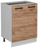 Küchenunterschrank R-Line Goldkraft Eiche 60 cm ohne Arbeitsplatte Vicco Bild 4