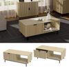 Couchtisch Lennox Eiche 110 x 50 cm Vicco Bild 2