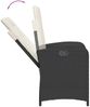 vidaXL 9-tlg. Garten-Essgruppe mit Kissen Schwarz Poly Rattan 3212273 Bild 5