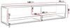 TV-Lowboard Jumbo 140 (Farbe: Wotan, ohne Beleuchtung) Bild 5