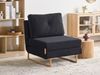 1-Sitzer Schlafsofa JERSLEV Stoff Schwarz Bild 3