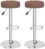 vidaXL Barhocker 2 Stk. Braun Stoff 332974 Bild 2
