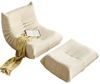 MODFU Sitzsack Sofa,Einzelsofa,Wohnzimmer Sofa (Teddyfleece+Schaumstoff mit hoher Dichte, 2 St, Interne rahmenlose Struktur), Produkt als komprimierte Verpackung Bild 4