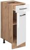 Vicco Küchenschrank Küchenzeile R-Line, Weiß Hochglanz, Schubunterschrank 30 cm, ohne AP Bild 3