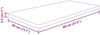vidaXL Waschtischplatte 80x40x2,5cm cm Massivholz Unbehandelt 342938 Bild 4
