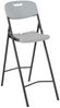 vidaXL Klappbare Barstühle 2 Stk. HDPE und Stahl Weiß 44561 Bild 2