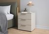 LeGer Home by Lena Gercke Nachtkommode Nachttisch Nachtschrank Nachtkonsole SERINA eleganter Eyecatcher (inkl. SOFT-CLOSE-FUNKTION), mit 3 Schubkästen sowie hochwertigen Metallgriffen MADE IN GERMANY Bild 5