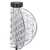 Solarleuchte Garten Scheibe 30cm Solarlampe Außen Leuchte Solar mit Pflegetuch Bild 3