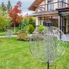 Solarleuchte Garten Scheibe 30cm Solarlampe Außen Leuchte Solar mit Pflegetuch Bild 5