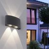 Paul Neuhaus 9487-13 Carlo LED Wandleuchte außen anthrazit IP54 Bild 2