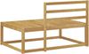 vidaXL Outdoor End Sofa Weiß 115 x 83 x 73 cm Massivholz Akazie 901555 Bild 5