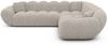 Sofa Dreams Ecksofa Maleron L Form Polstersofa, 4-Sitzer, Boucléstoff Bezug in Pearl, Design Polsterecke Bild 3