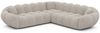 Sofa Dreams Ecksofa Maleron L Form Polstersofa, 4-Sitzer, Boucléstoff Bezug in Pearl, Design Polsterecke Bild 2
