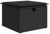 vidaXL 6-tlg. Garten-Sofagarnitur mit Kissen Schwarz Poly Rattan 3325521 Bild 5