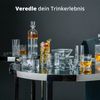 Peill+Putzler Germany 3er Whiskyset, Whiskyflasche mit 340 ml Volumen, 2 Whiskygläser mit 320 ml Volumen, perfekt Stapelbar, Kristallgläser mit schlichten Streifendesign, schwerer Boden Bild 5
