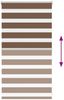 vidaXL Doppelrollo Braun 90x100 cm Stoffbreite 85,9 cm Polyester 4014311 Bild 5