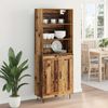 vidaXL Highboard 2 pcs Altholz Holzwerkstoff 3415821 Bild 4