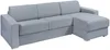 Vente-unique - CALITO Sofa Stoff GrauGrau - B 223 cm152 cm x H 93 cm x L 298 cm Bild 2