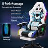 Gaming Stuhl Alfordson 8-Punkt Massage RGB LED Bürostuhl Ergonomisch Bild 3