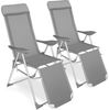 tectake Gartenstuhl 2er Set Gartenstuhl (2er Set, 2 St), klappbar Bild 5