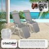tectake Gartenstuhl 2er Set Gartenstuhl (2er Set, 2 St), klappbar Bild 2