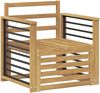 vidaXL Outdoor-Sofagarnitur Massivholz Akazie Weiß 3439106 Bild 2