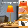 ZMH LED Tischleuchte 2er Set Akku Touch Nachttischlampe 3 Farbtemperature mit USB Dimmbar, LED fest integriert, 3000-6500K Bild 4