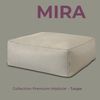 osoltus Premium Modular Lounge Hocker Olefin Axroma Taupe Beige Bild 2